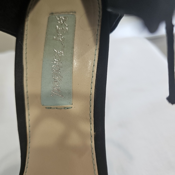 Blue by Betsey Johnson Satin Crystal Tie Sandal - Picture 2 of 8